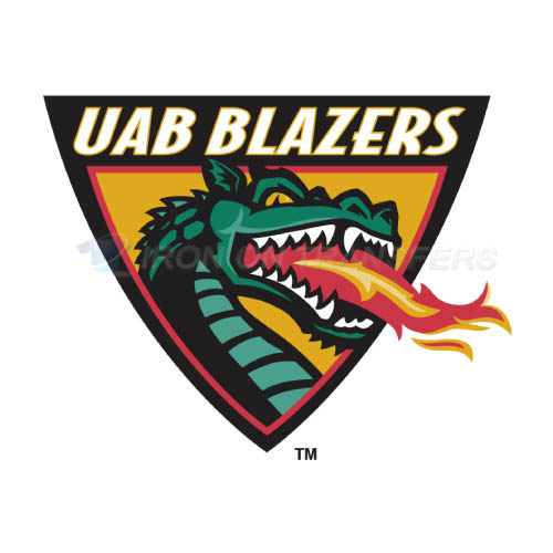 UAB Blazers Iron-on Stickers (Heat Transfers)NO.6629